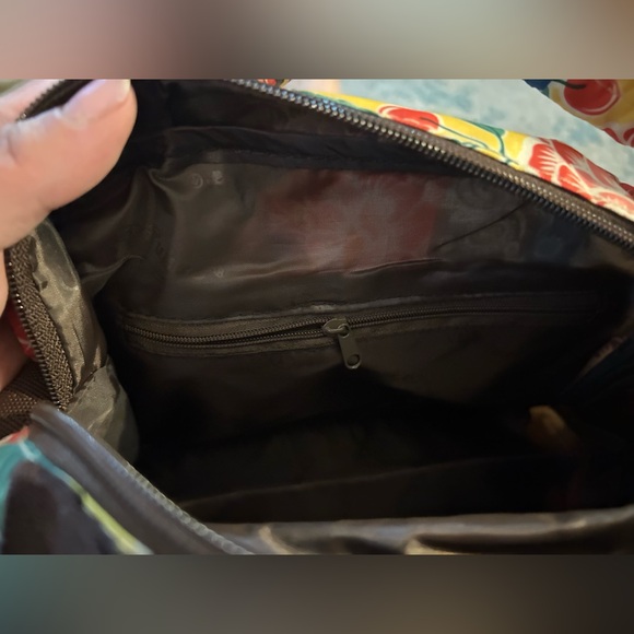 Floral Abstract Pattern Cross-Body/Shoulder Bag - Picture 7 of 9